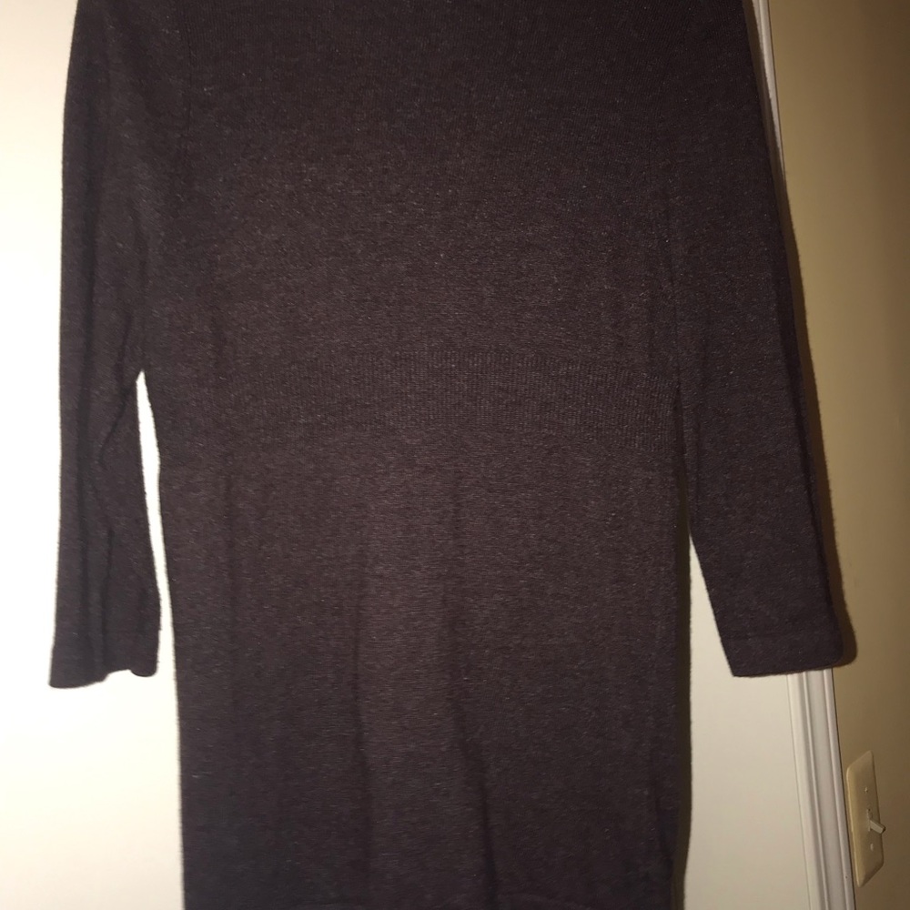 Bcbg One Button Fitted Sweater With Open Bottom - image 5